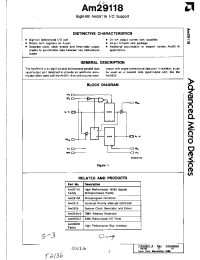 Datasheet AM29116 производства AMD